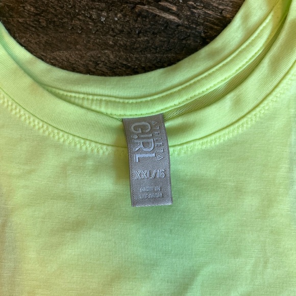 Athleta girl neon green tank top - Picture 3 of 3